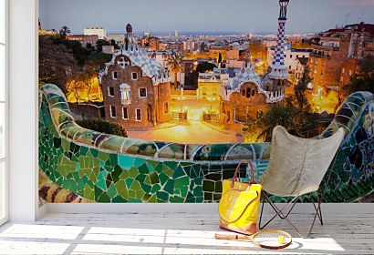 Fototapeta Guell Park v Barcelone 1672